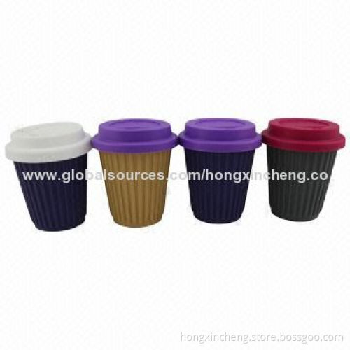 Silicone Coffee Cups with Lid, Very Easy to Clean